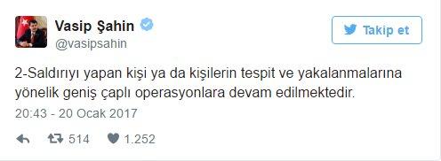 Erdoğan Emniyet Müdürlüğü'ne düzenlenen saldırıyla ilgili bilgi aldı