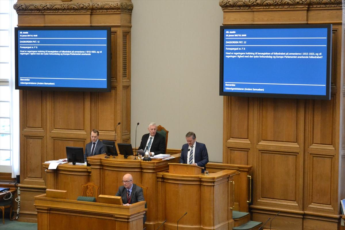 Danimarka Parlamentosu'nda Ermeni iddiaları görüşmeleri