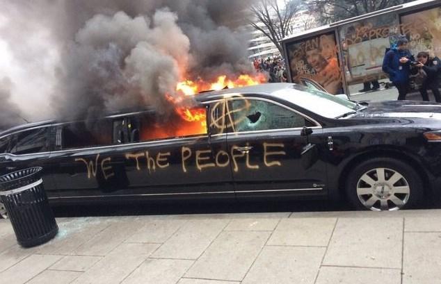 Washington'daki Trump karşıtı gösterilerde şiddet artıyor