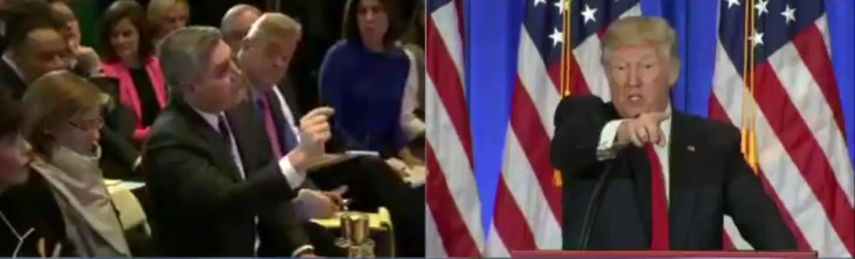 CNN Trump'ın yemin töreni sırasında siyaha büründü