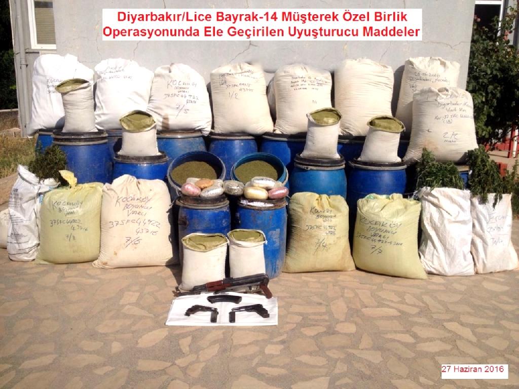 2016 yılında ele geçirilen uyuşturucu rekor kırdı