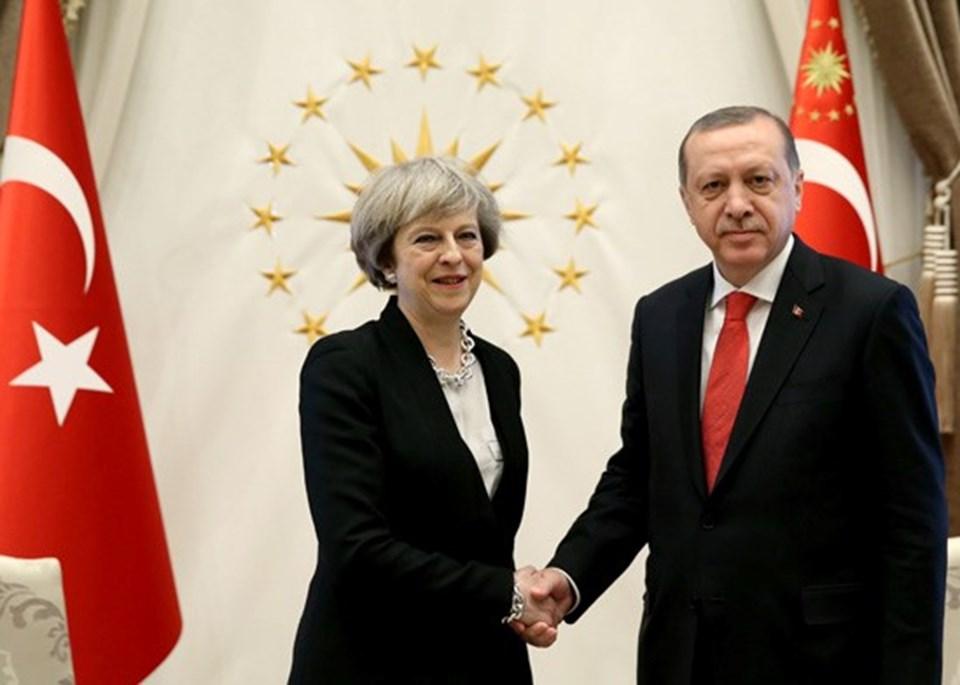 Erdoğan ve May'den ortak basın toplantısı