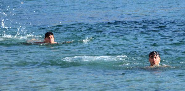 Şubat ayında deniz keyfi