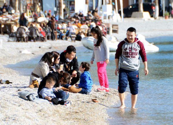 Şubat ayında deniz keyfi