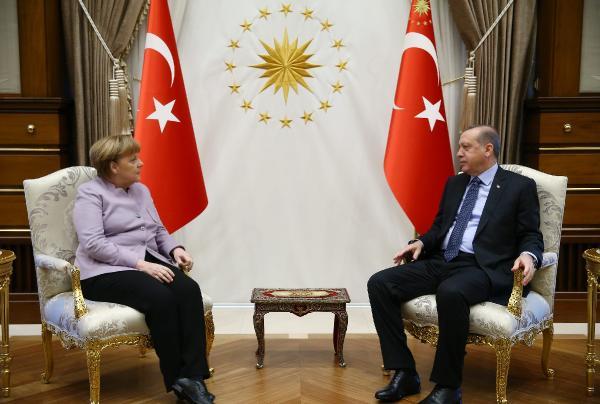 Almanya Başbakanı Merkel Ankara'da