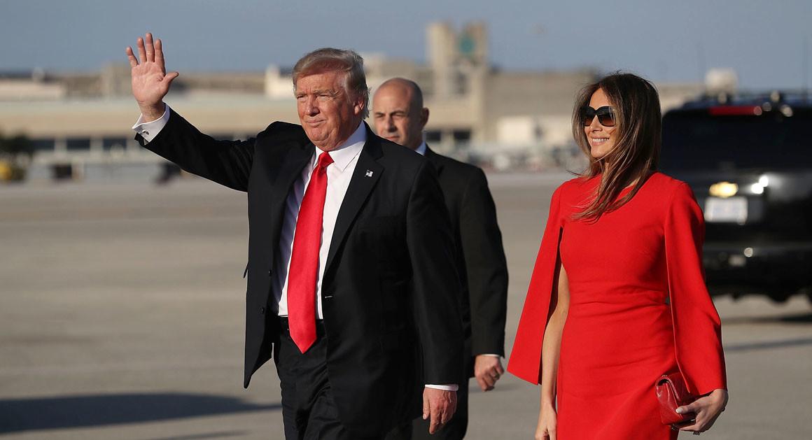 Donald Trump tatilde