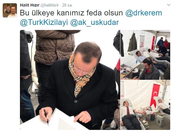 Üsküdar'dan Kızılay'a destek