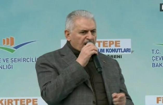 Başbakan Yıldırım Fikirtepe'de konuştu