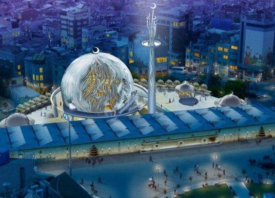 Taksim’deki cami projesine onay