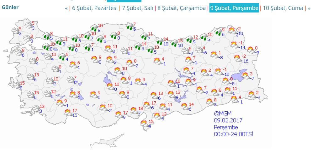 Yeni haftada yağışlı hava etkili olacak
