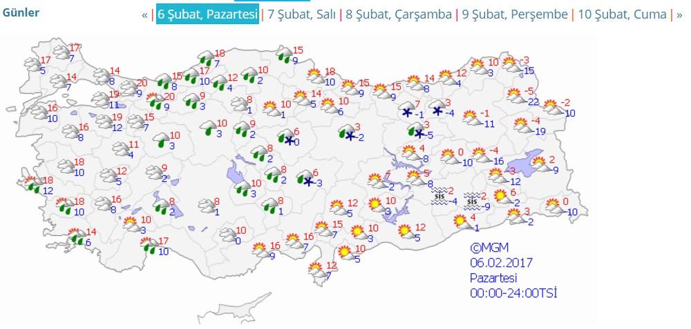 Yeni haftada yağışlı hava etkili olacak