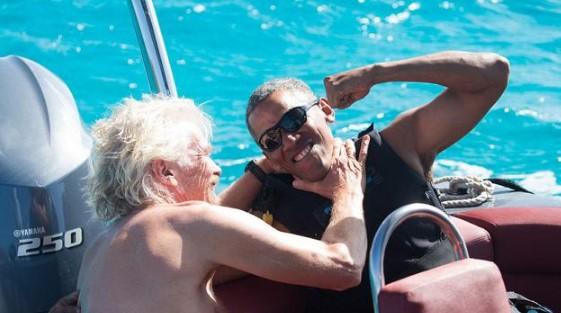 Obama'nın tatil keyfi