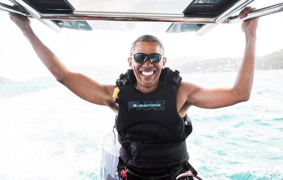 Obama'nın tatil keyfi