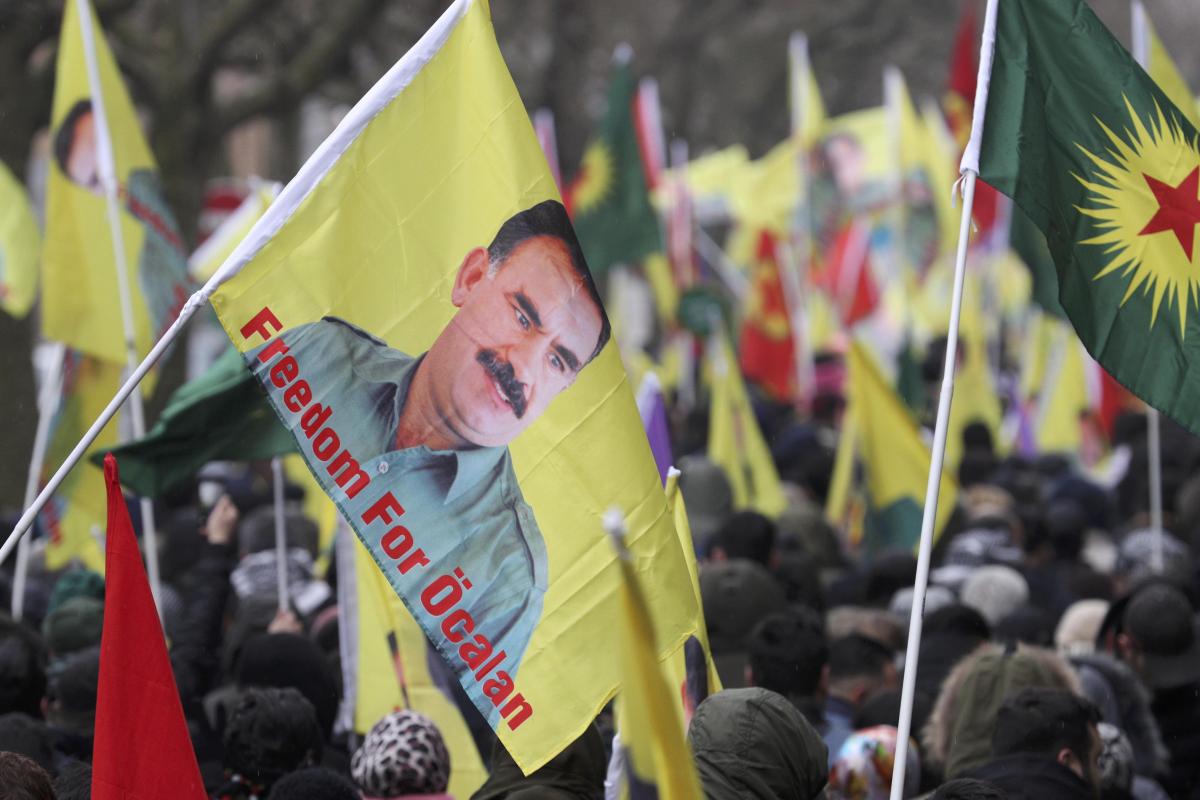 Strazburg'da PKK gösterisi