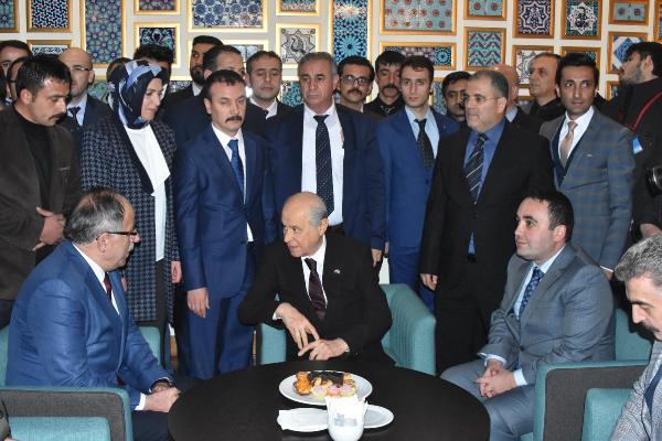 MHP lideri Devlet Bahçeli Konya'da