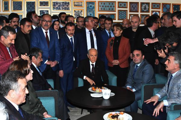 MHP lideri Devlet Bahçeli Konya'da