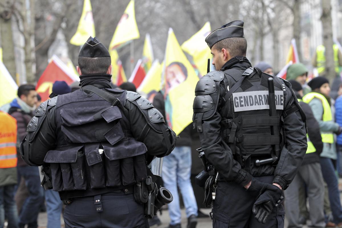 Strazburg'da PKK gösterisi