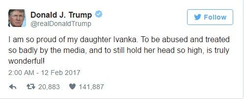 Trump kızı Ivanka'yı korudu