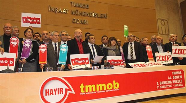 TMMOB referandum kararını açıkladı