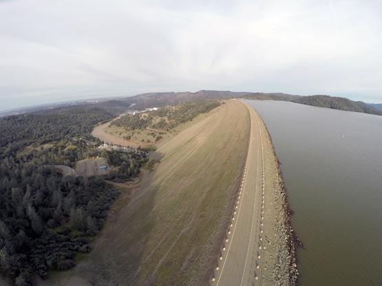 ABD'de delinen baraj görüntülendi