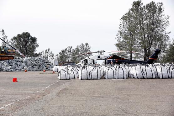 ABD'de delinen baraj görüntülendi