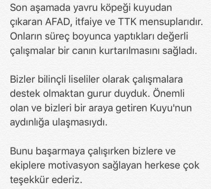 Kuyuya düşen köpeği kurtaran ekip o anları anlattı