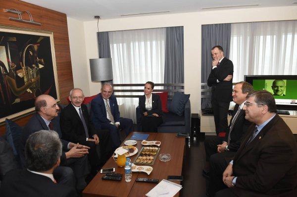 Kılıçdaroğlu, Hüsnü Mahalli'yi kabul etti