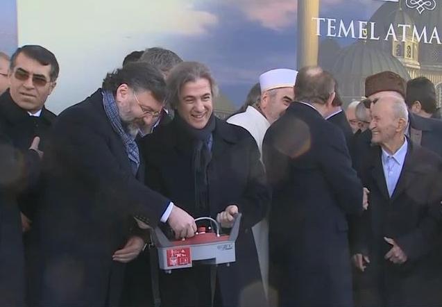 Taksim Camii'nin temeli atıldı