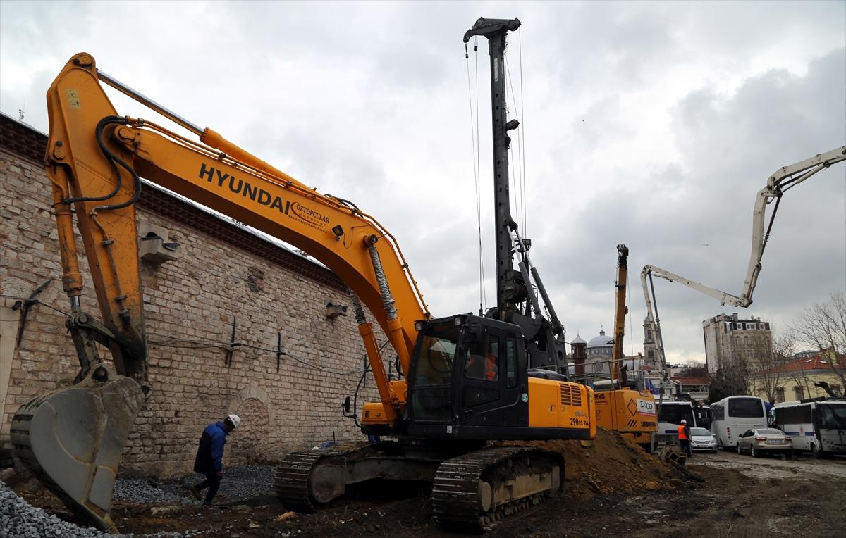 Taksim Camii'nin temeli atıldı