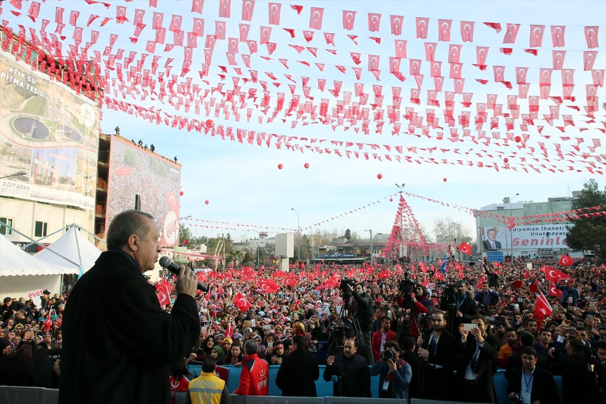 Cumhurbaşkanı Erdoğan Adıyaman'da konuştu