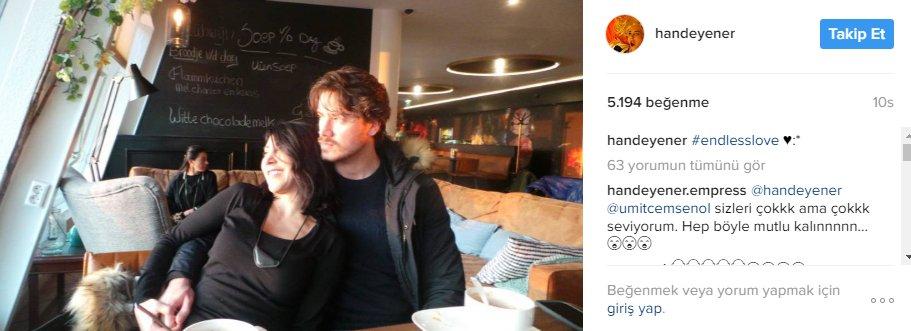 Hande Yener'den sonsuz aşk pozu
