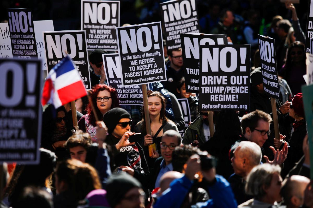 Trump karşıtı 'Başkanlık Günü' eylemi