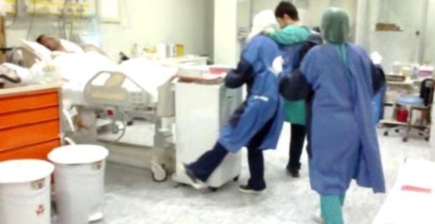 Yoğun bakımda halay çeken hastane personeli