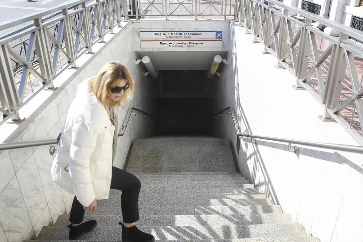 Atina'da raylı sistem grevi