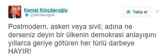 Kılıçdaroğlu'ndan 28 Şubat tweet'i