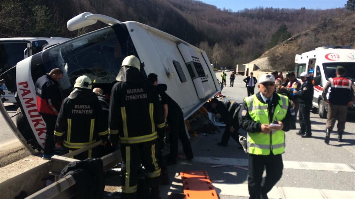 Bursa'da otobüs devrildi: 7 ölü