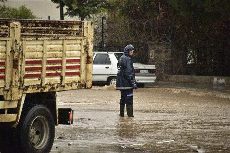 Bodrum’u sel vurdu