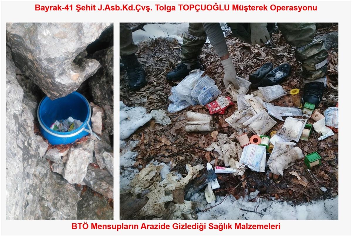 Lice'de PKK sığınakları imha edildi