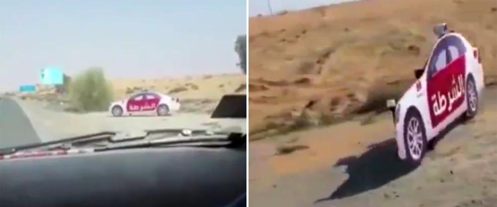 Dubai polisinden maketli önlem