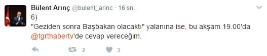 Bülent Arınç'tan Melih Gökçek'e cevap