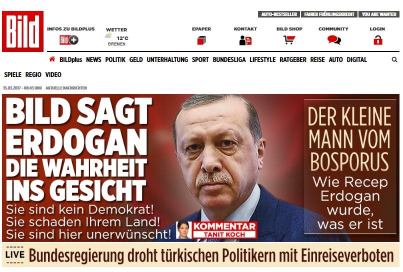 Avrupa medyasının hedefi: Recep Tayyip Erdoğan