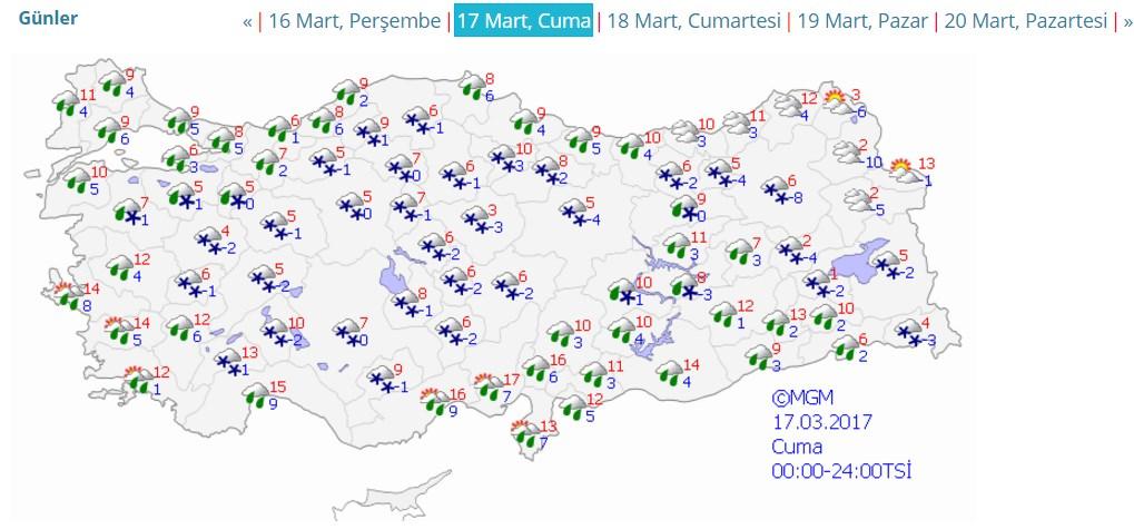 İstanbul hafta sonu da yağışlı