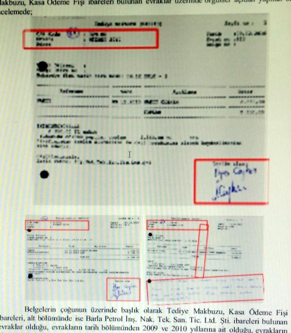 Eski Vali'nin FETÖ adına topladığı paraların makbuzları