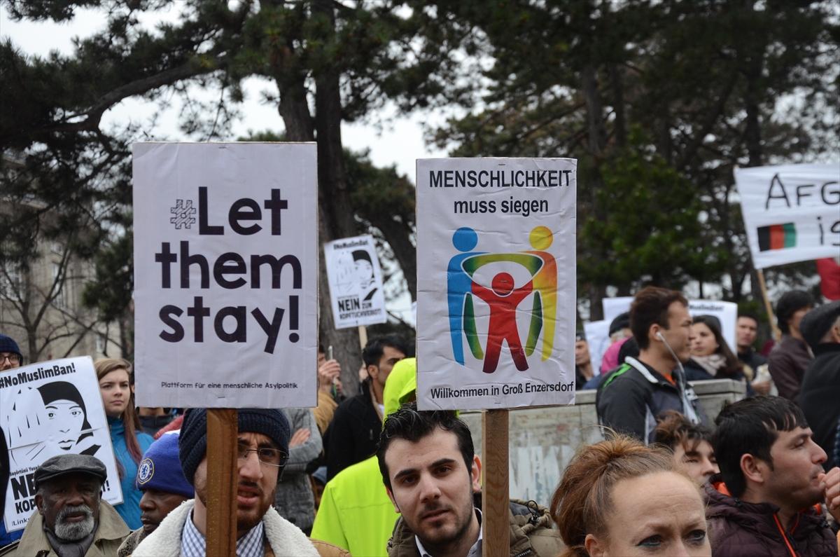 Avusturya’da ırkçılık karşıtı protesto