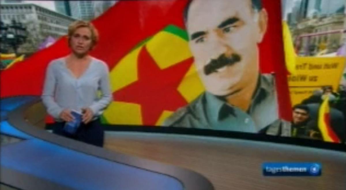 Alman devlet televizyonunda yayınlanan referandum anketi