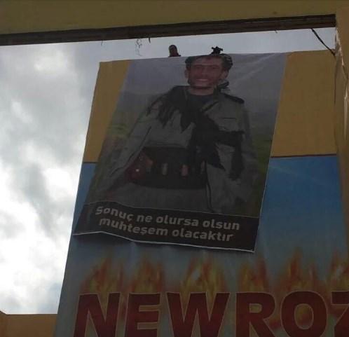 Diyarbakır'daki nevruz kutlamasında 'hayır' pankartları