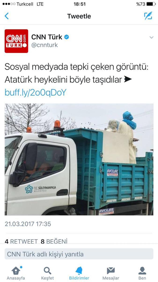 CNN Türk CHP'nin haberini sildi