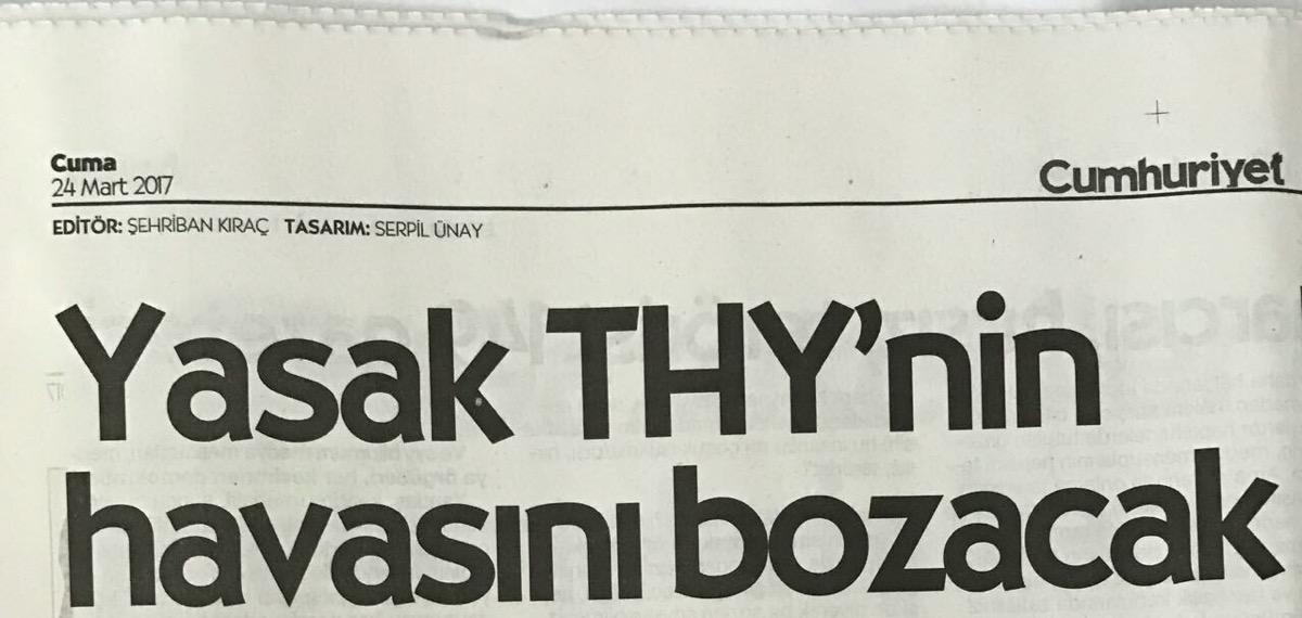 Cumhuriyet THY'ye de düşman