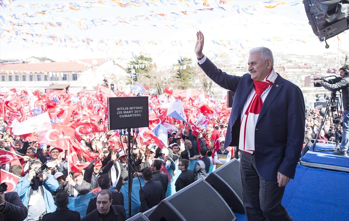 Başbakan Yıldırım'ın Bitlis konuşması