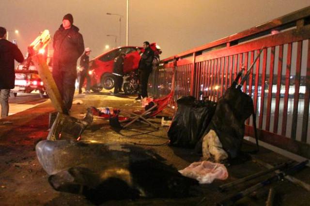 Unkapanı Köprüsü'nde feci kaza